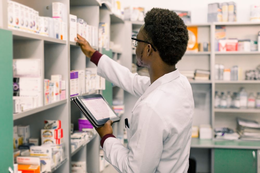 Enviro Pharmacy pharmacist at work